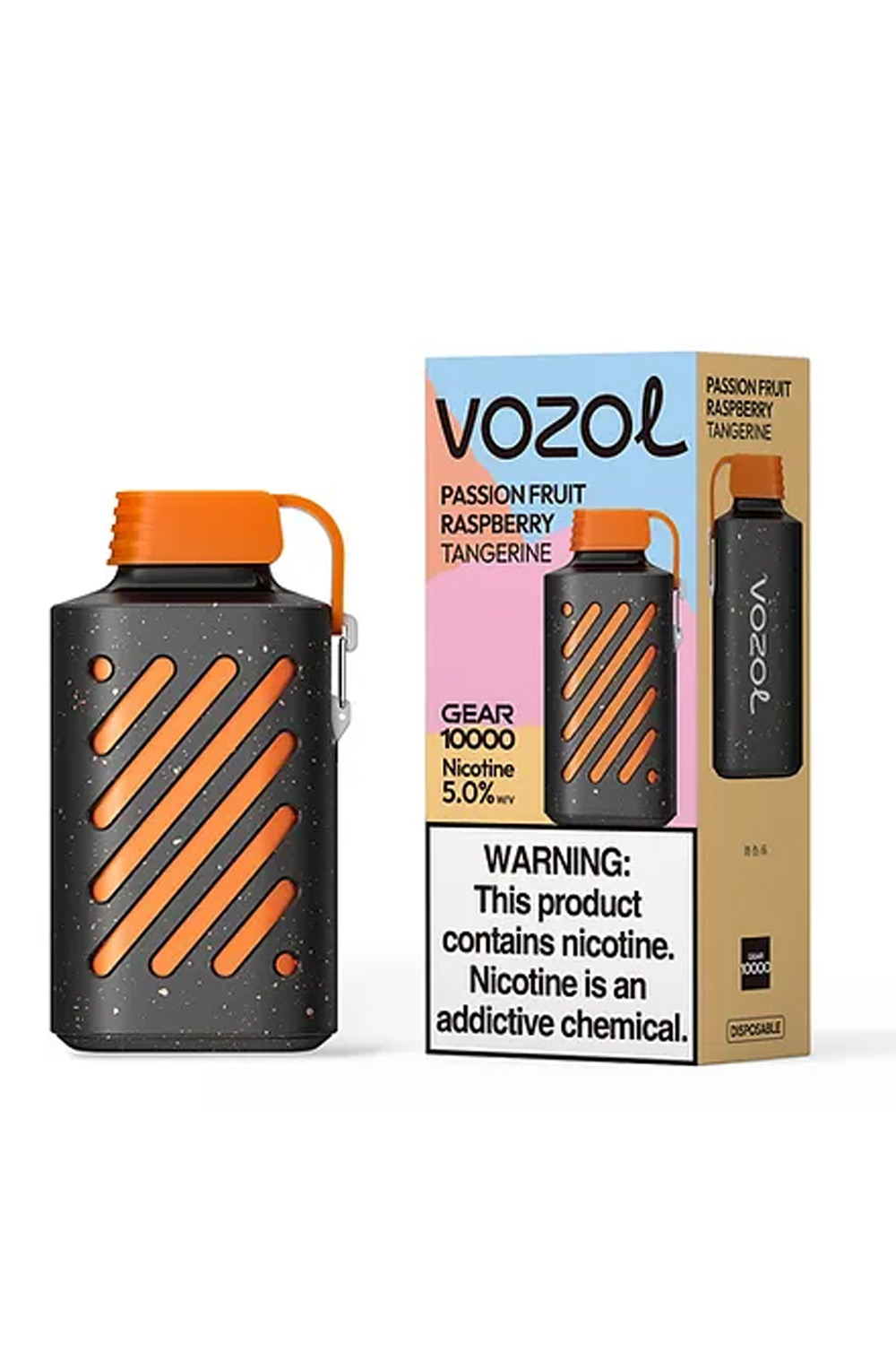 Vozol Gear 10000 Puff Passion Fruit Raspberry Tangerine