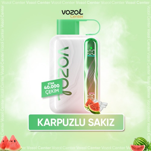 Vozol Star 40000 Watermelon Bubble Gum