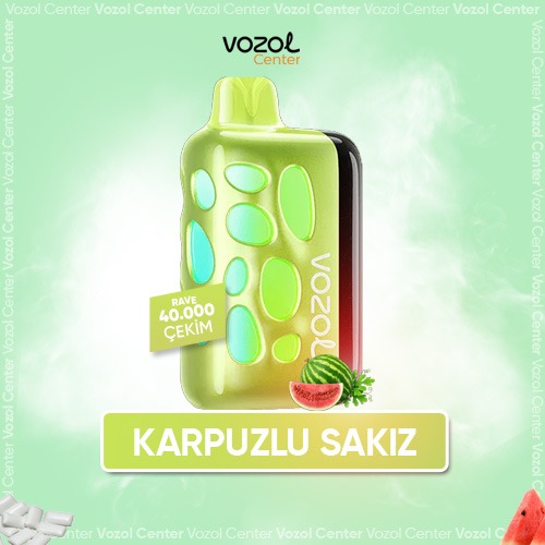 Vozol Rave 40000 Watermelon Bubblegum