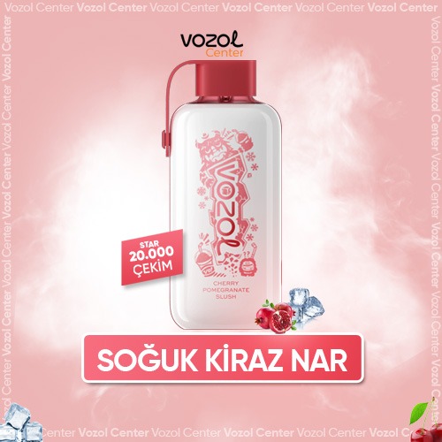 Vozol Star 20000 Cherry Pomegranate Slush