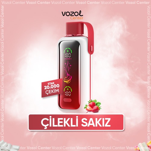 Vozol Star 20000 Strawberry Bubblegum